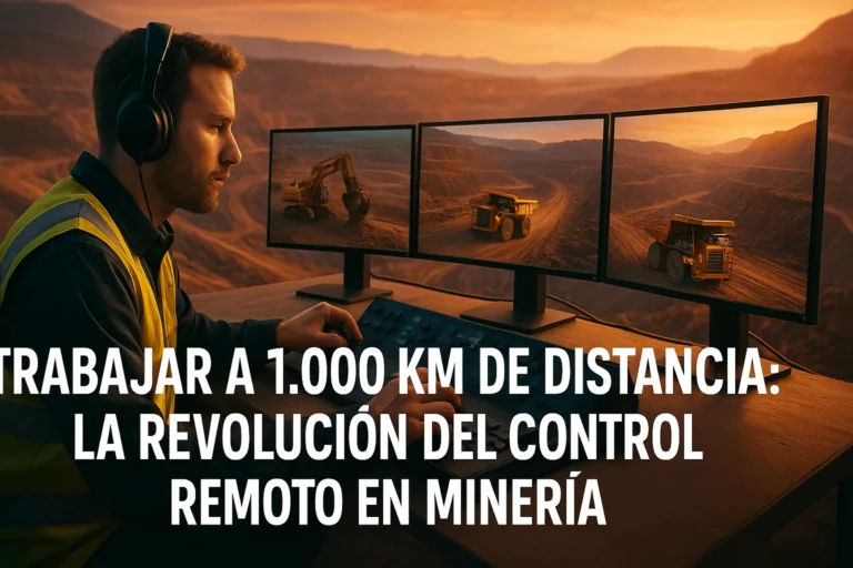Trabajar a 1 000 km de distancia la revolución del control remoto en minería